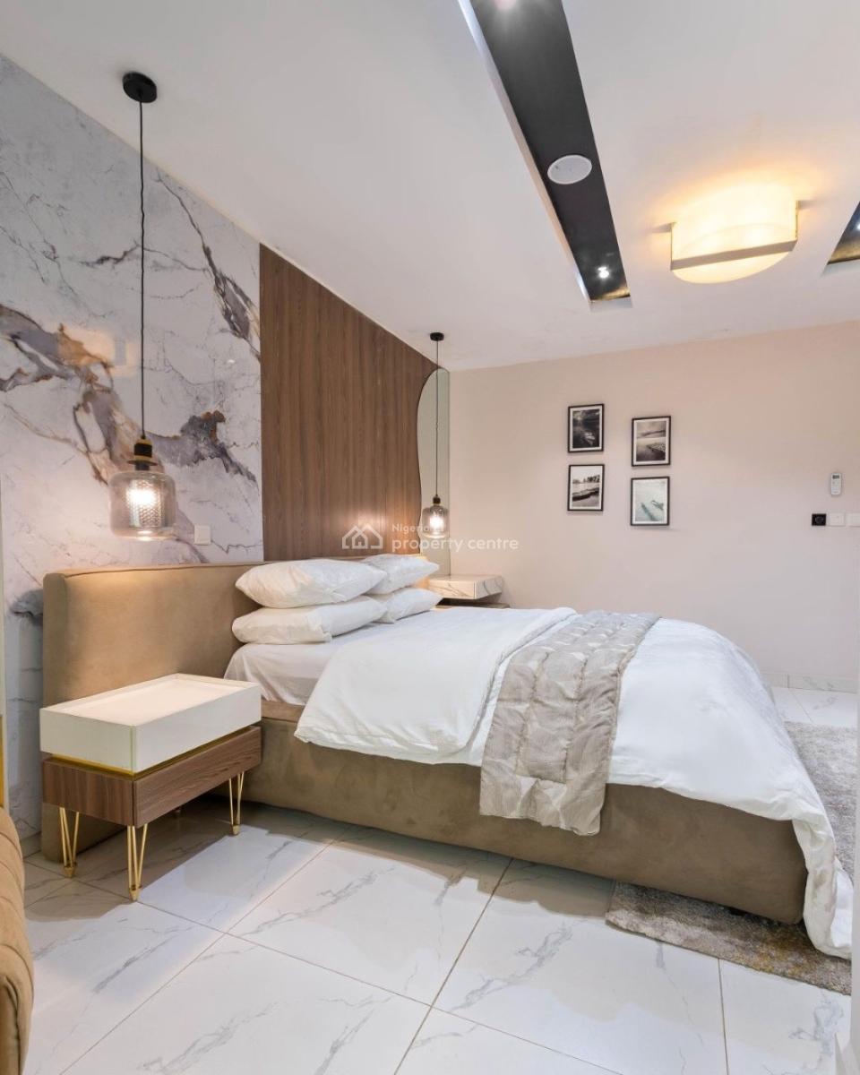 2 Bedrooms Furnished Apartment 5 Minutes Walk to The Beach, Ikate, Lekki, Lagos, Flat / Apartment Short Let