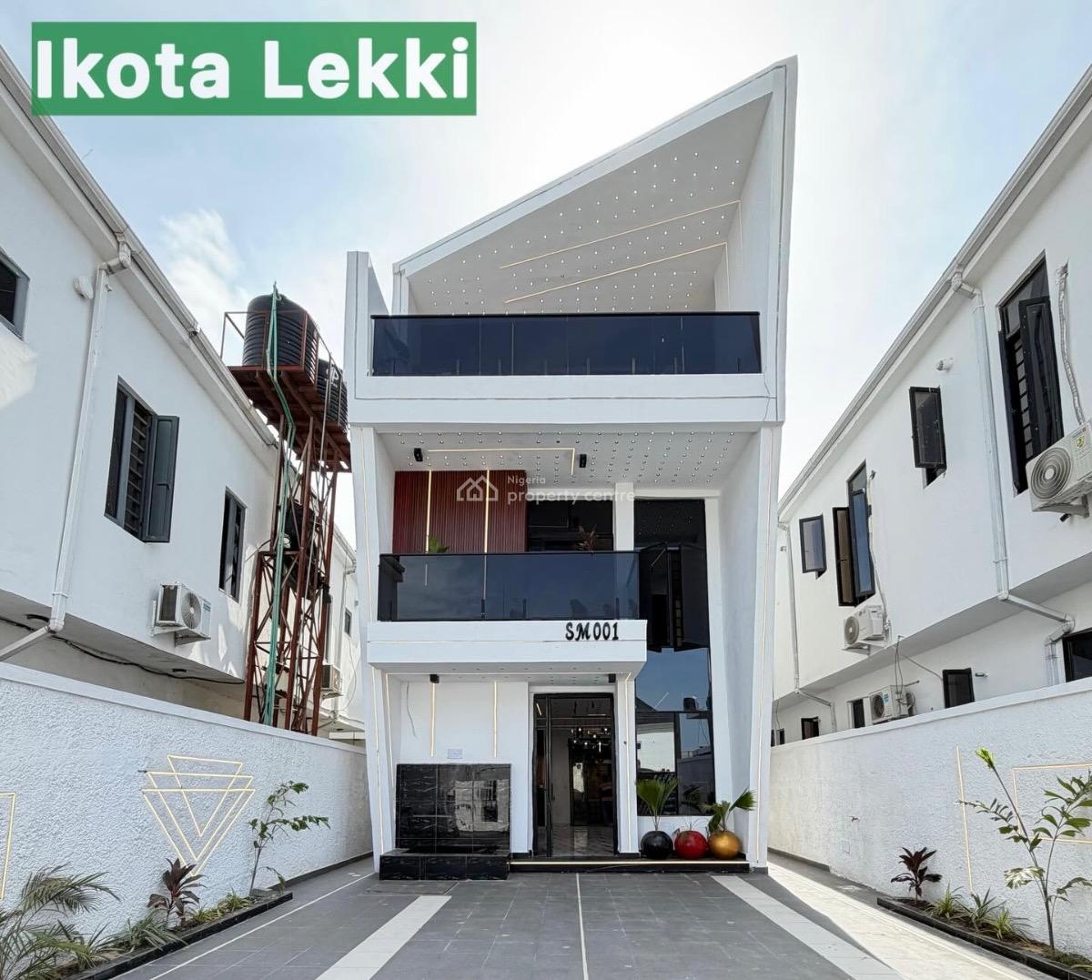 Contemporary 5 Bedroom Detached Duplex with Swimming Pool and Bq, Ikota, Ikota, Lekki, Lagos, Detached Duplex for Sale