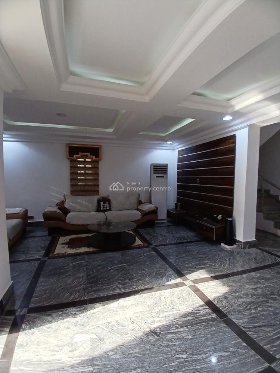 Fully Furnished 4 Bedroom Terrace Duplex with 1room Bq, Guzape Abuja Diplomatic Zone, Guzape District, Abuja, Terraced Duplex for Rent