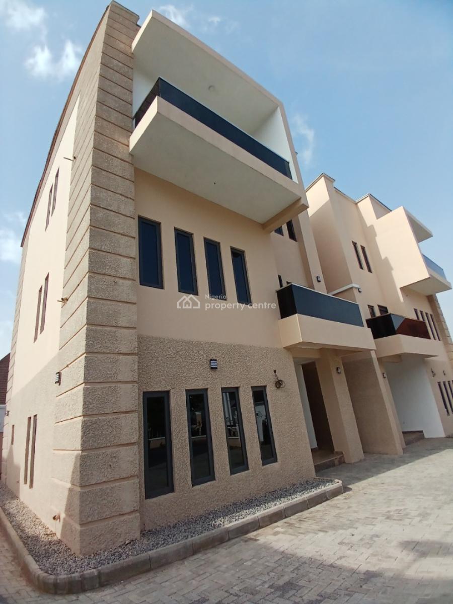 Brand New 4 Bedroom Detached Duplex with 1room Bq, Guzape Abuja Diplomatic Zone, Guzape District, Abuja, Detached Duplex for Rent