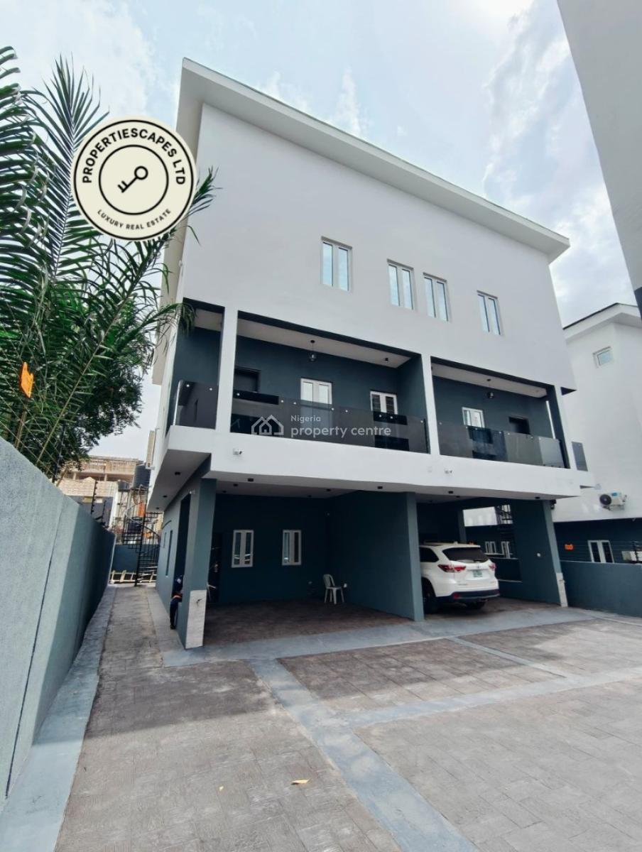 Newly Built 4 Bedroom Terrace Duplex with Bq, Adeniyi Jones, Alausa, Ikeja, Lagos, Terraced Duplex for Sale