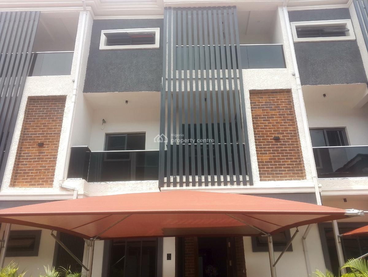 Newly Built 4 Bedroom Terrace Duplex with a Room Bq, Pool and Gym, Off Kunsenla Road, Ikate Elegushi, Lekki, Lagos, Terraced Duplex for Sale