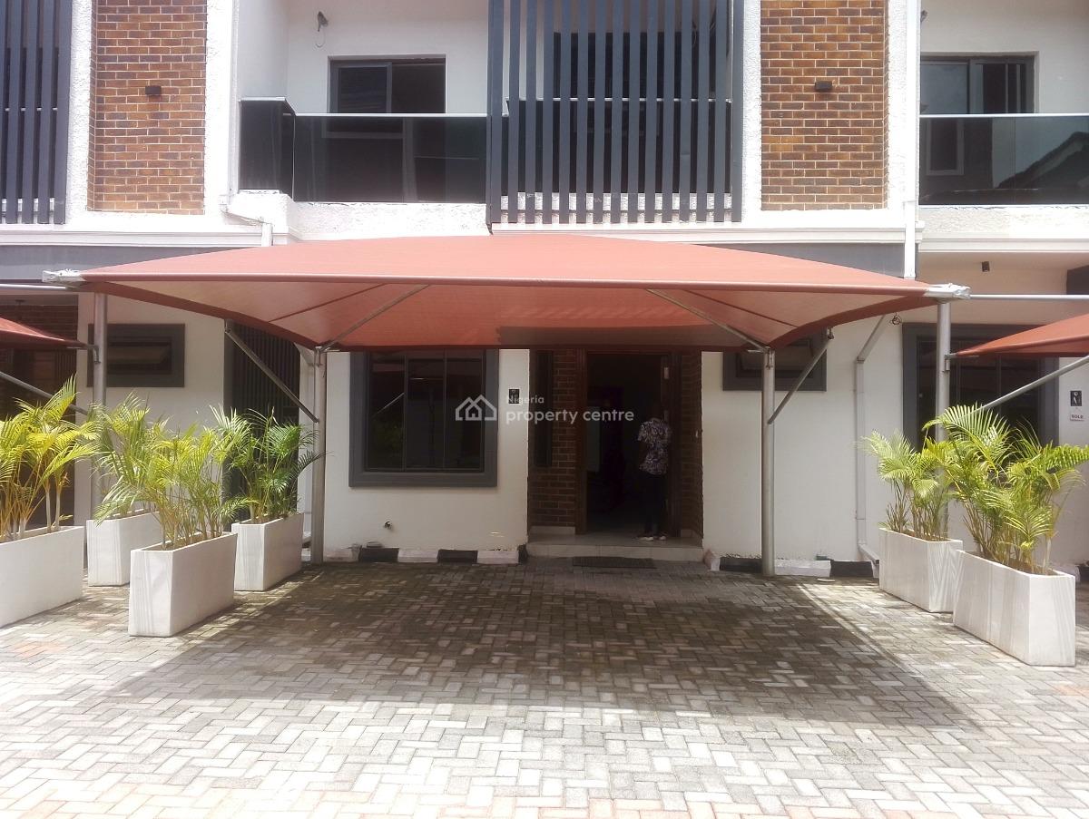 Newly Built 4 Bedroom Terrace Duplex with a Room Bq, Pool and Gym, Off Kunsenla Road, Ikate Elegushi, Lekki, Lagos, Terraced Duplex for Sale
