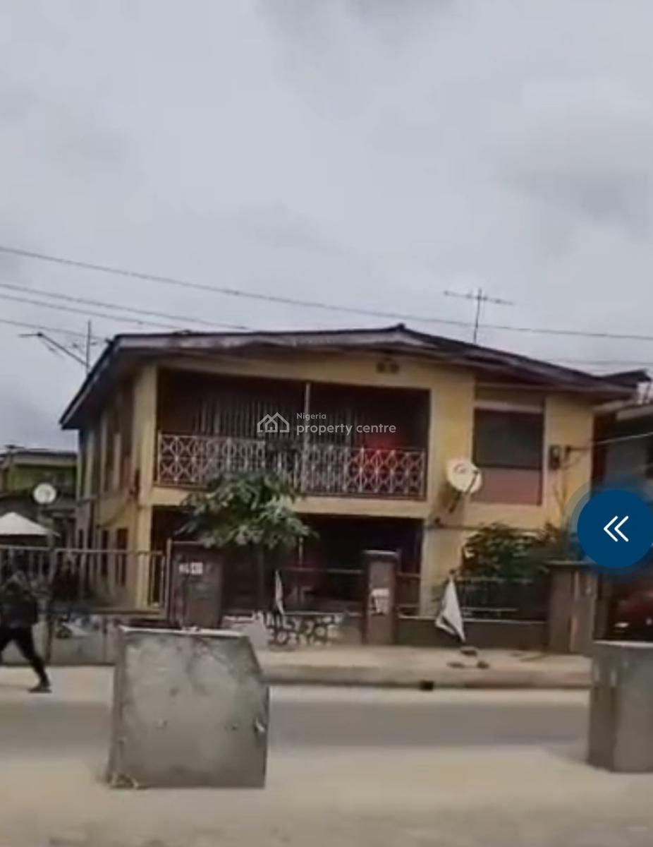 4flats of 3bedroom  with Another Bungalow at D Back.  Over 600sqm, Ketu, Lagos, Block of Flats for Sale