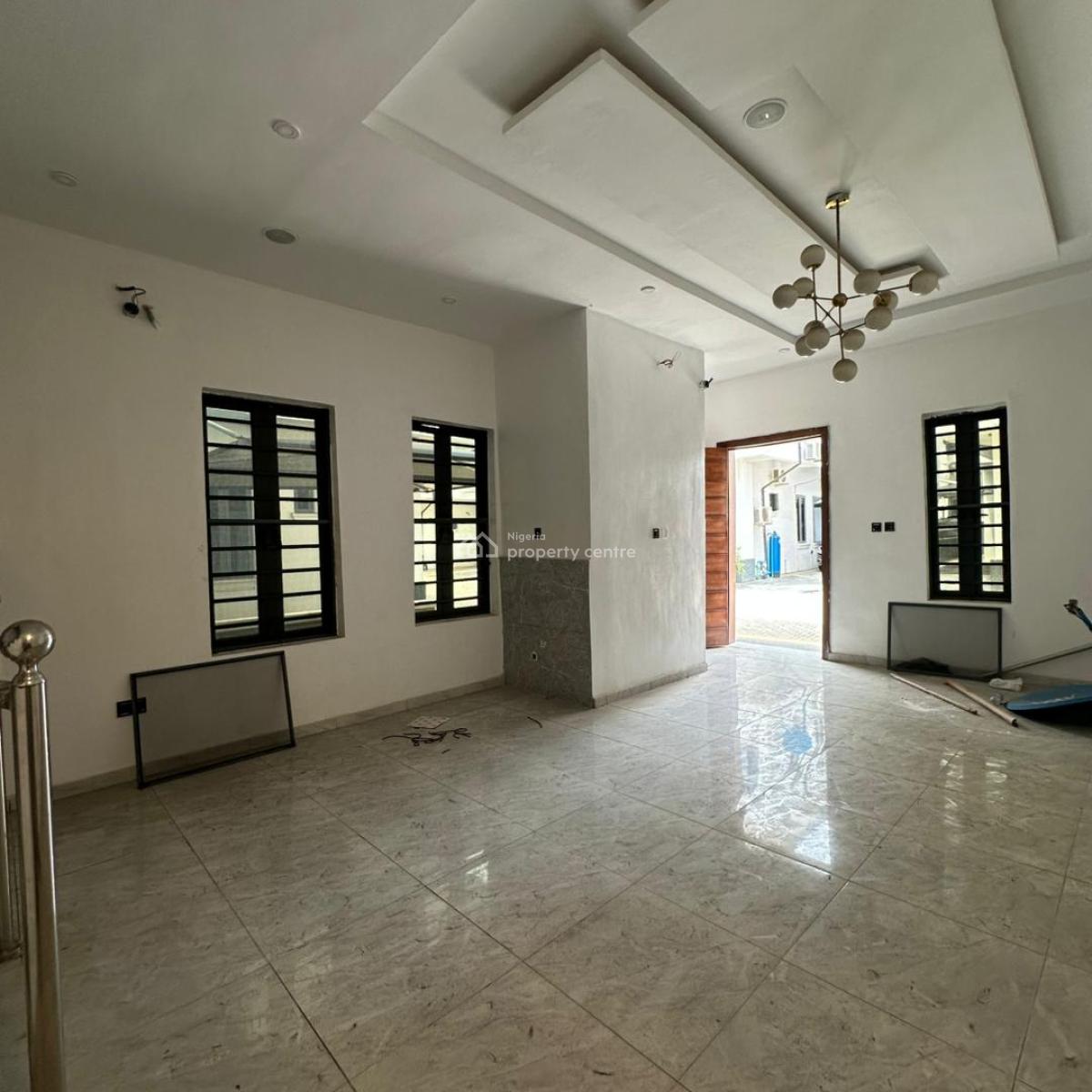 Lovely 4 Bedroom Serviced Semi Detached Duplex with Bq, Pool, Gym, Chevron Toll Gate, Orchid Road, Before The Roundabout, Lekki, Lagos, Semi-detached Duplex for Sale