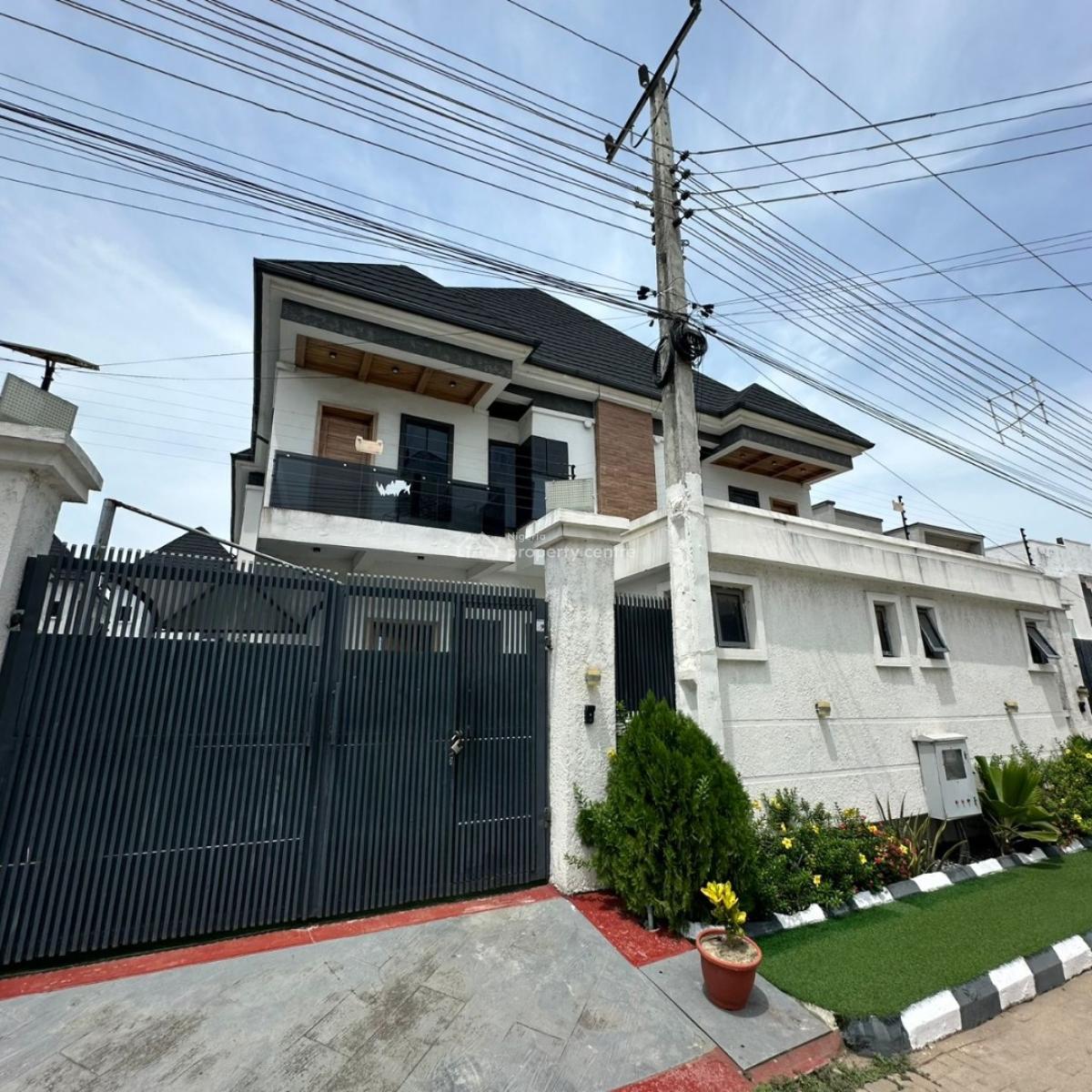 Nicely Built Self Compound 4 Bedroom Semi Detached Duplex with Bq, Chevron Toll Gate, Orchid Road, Before The Roundabout, Lekki, Lagos, Semi-detached Duplex for Sale