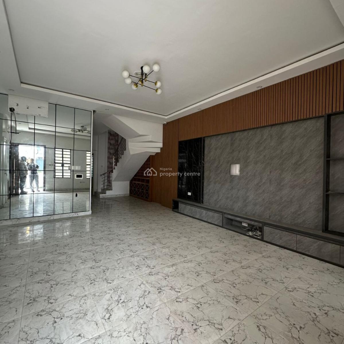 Nicely Built Self Compound 4 Bedroom Semi Detached Duplex with Bq, Chevron Toll Gate, Orchid Road, Before The Roundabout, Lekki, Lagos, Semi-detached Duplex for Sale