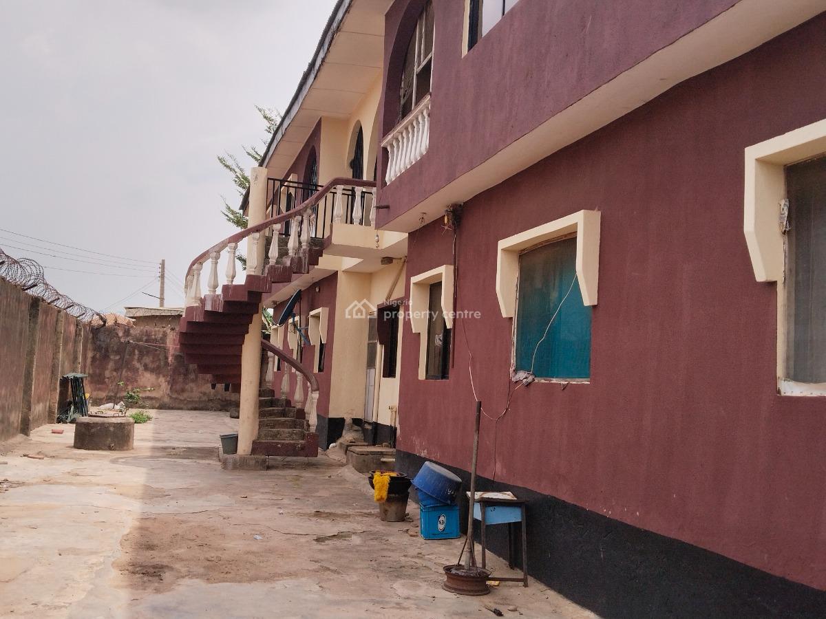 4 Units of 3 Bedrooms Flat with Shops, Via Ojodu Berger, Ibafo, Ogun, Block of Flats for Sale