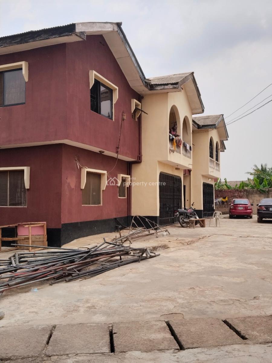 4 Units of 3 Bedrooms Flat with Shops, Via Ojodu Berger, Ibafo, Ogun, Block of Flats for Sale