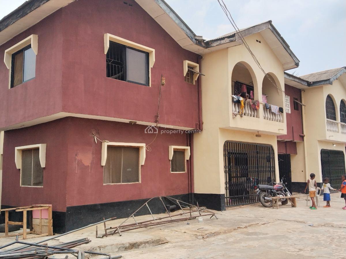 4 Units of 3 Bedrooms Flat with Shops, Via Ojodu Berger, Ibafo, Ogun, Block of Flats for Sale