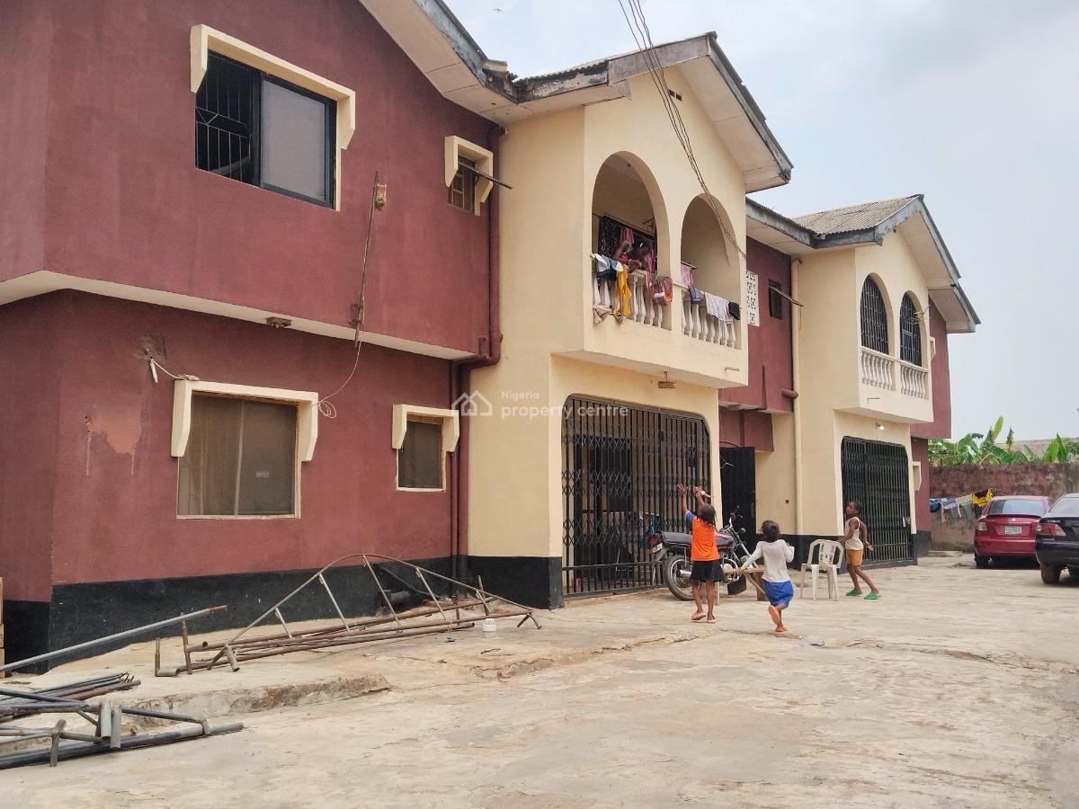 4 Units of 3 Bedrooms Flat with Shops, Via Ojodu Berger, Ibafo, Ogun, Block of Flats for Sale