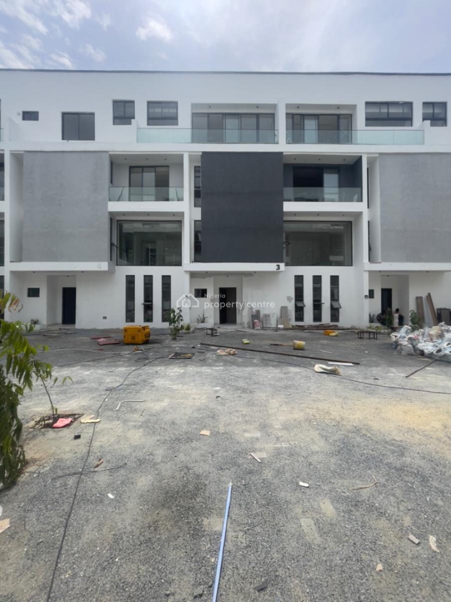 Luxury 5 Bedroom Terrace with Bq, Ikate in an Estate, Ikate, Lekki, Lagos, Terraced Duplex for Sale