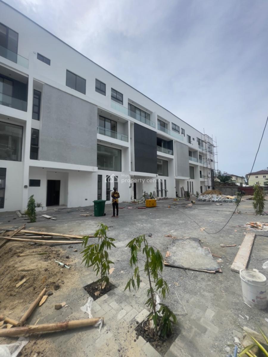 Luxury 5 Bedroom Terrace with Bq, Ikate in an Estate, Ikate, Lekki, Lagos, Terraced Duplex for Sale
