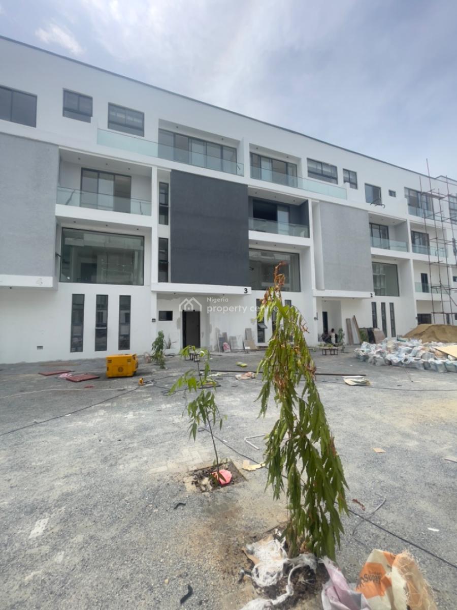 Luxury 5 Bedroom Terrace with Bq, Ikate in an Estate, Ikate, Lekki, Lagos, Terraced Duplex for Sale