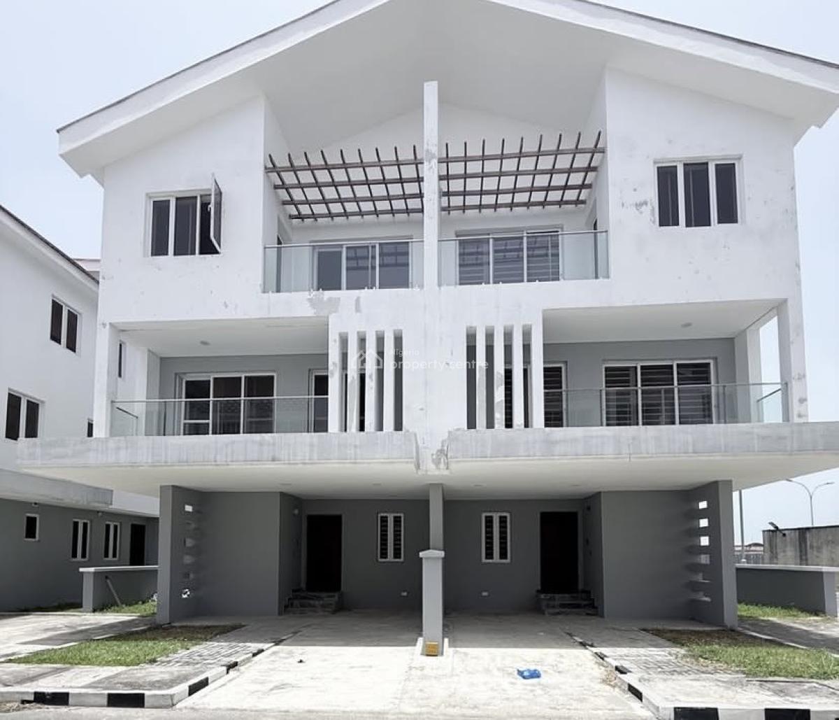 4 Bedroom Semi Detached Duplex, Chevron, Lekki, Lagos, House for Rent