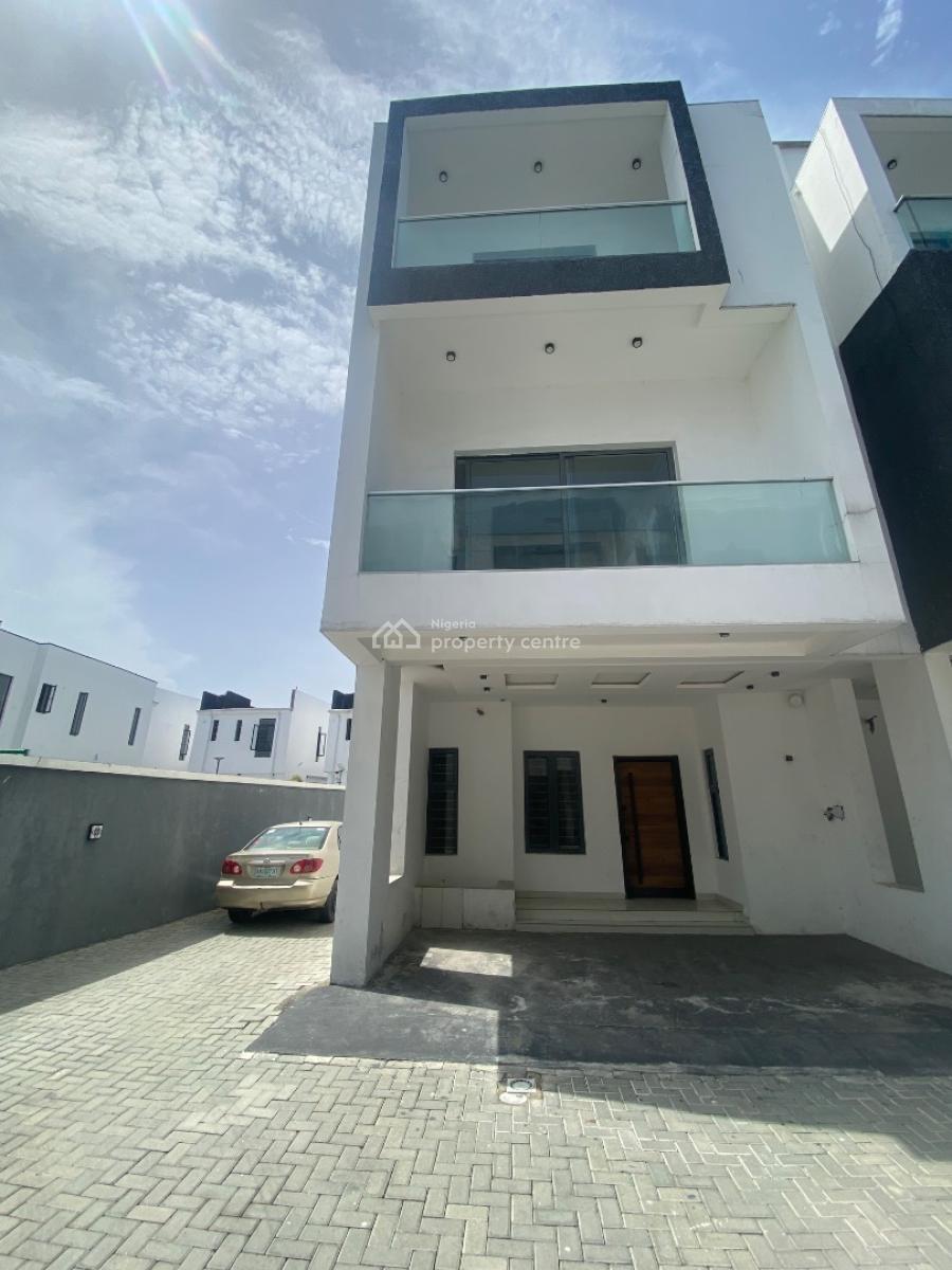 Contemporary 4 Bedrooms Terraced Triplex with Bq, Orchid Road, Lekki, Lagos, Terraced Duplex for Rent