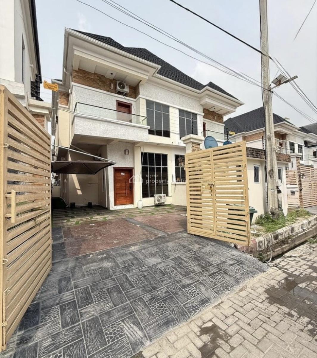 Fully Furnished 4 Bedroom Semi-detached Duplex with Bq, Orchid Road, Lekki, Lagos, Semi-detached Duplex for Rent