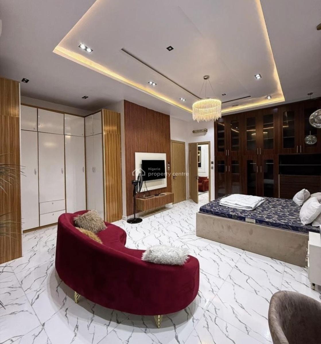 Fully Furnished 4 Bedroom Semi-detached Duplex with Bq, Orchid Road, Lekki, Lagos, Semi-detached Duplex for Rent