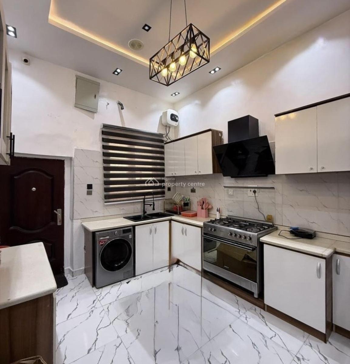 Fully Furnished 4 Bedroom Semi-detached Duplex with Bq, Orchid Road, Lekki, Lagos, Semi-detached Duplex for Rent