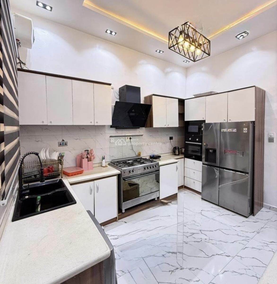 Fully Furnished 4 Bedroom Semi-detached Duplex with Bq, Orchid Road, Lekki, Lagos, Semi-detached Duplex for Rent