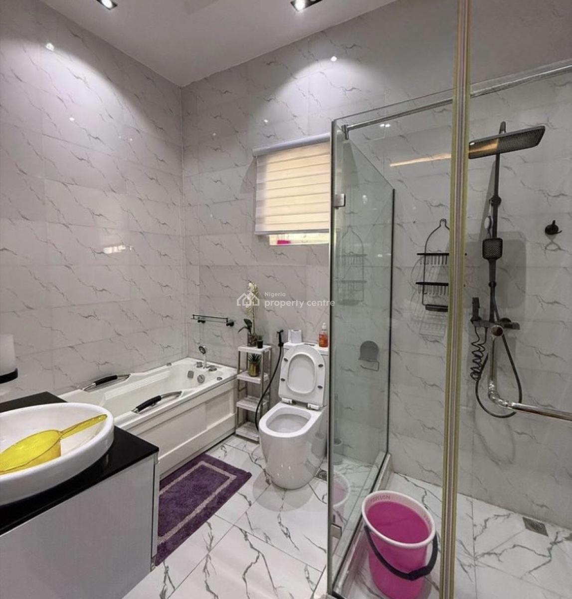 Fully Furnished 4 Bedroom Semi-detached Duplex with Bq, Orchid Road, Lekki, Lagos, Semi-detached Duplex for Rent