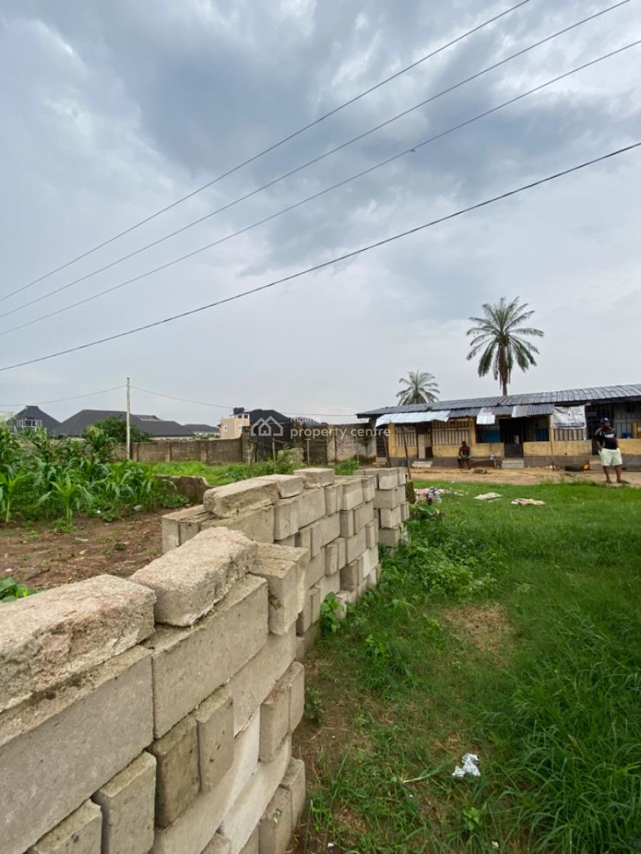 Secured 2 Plots of Land Fully Dwarf Fenced with Constant Electricity, Royal Estate Off Rumuokwurusi Tank Flyover, Elimgbu, Elimbu, Port Harcourt, Rivers, Mixed-use Land for Sale