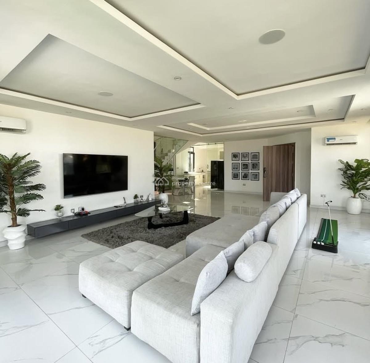 3 Bedroom Fully Furnished Penthouse Maisonette with Bq, Lekki Phase 1, Lekki Phase 1, Lekki, Lagos, House for Rent