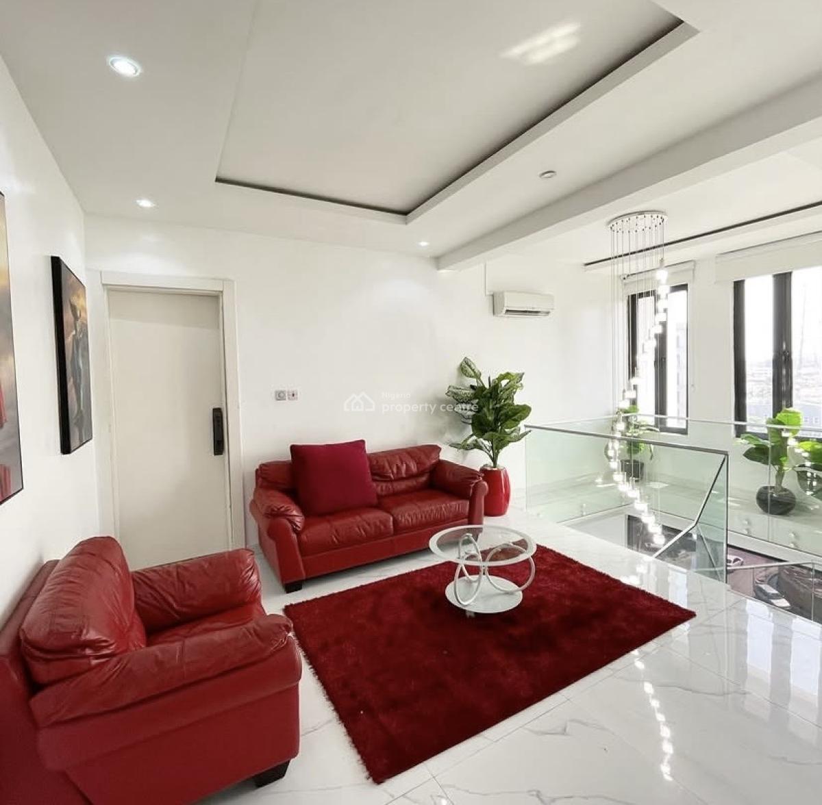 3 Bedroom Fully Furnished Penthouse Maisonette with Bq, Lekki Phase 1, Lekki Phase 1, Lekki, Lagos, House for Rent