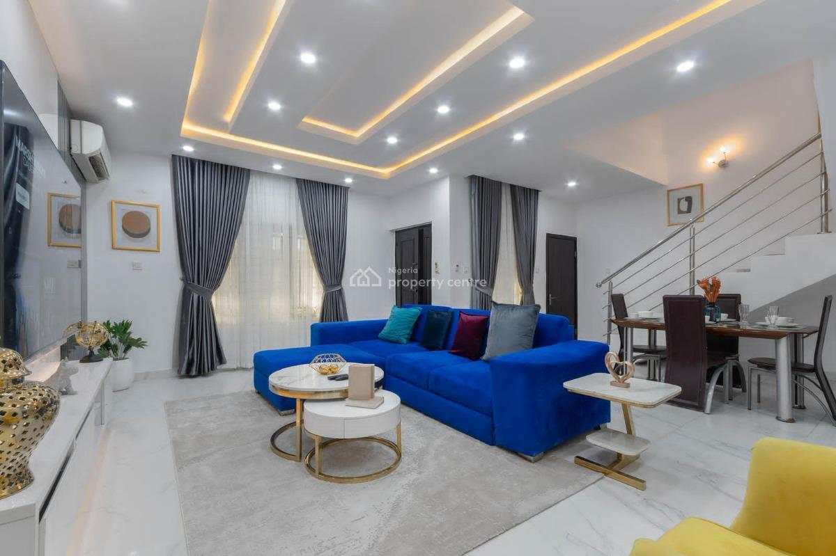 Luxury 3 Bedroom Terrace Duplex in a Secured Estate, Lekki Gardens 2, Ajah, Lagos, Terraced Duplex Short Let