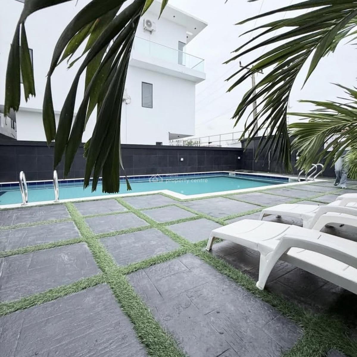 4 Bedroom Terrace Duplex with Bq, Ikate, Lekki, Lagos, Terraced Duplex for Rent