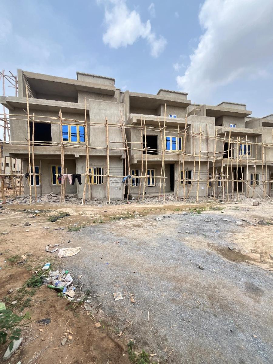 4 Bedroom Terrace  Semi-finished, Apo, Abuja, Terraced Duplex for Sale