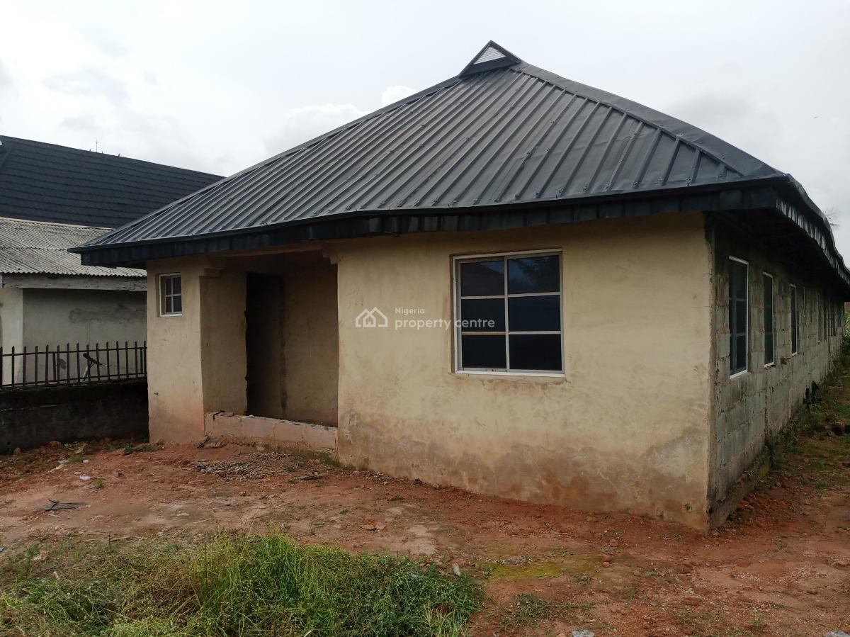 Almost Completed 3 Bedroom Bungalow with 3 Units of Mini Flats on Half, Ajasa Command, Abule Egba, Agege, Lagos, Detached Bungalow for Sale