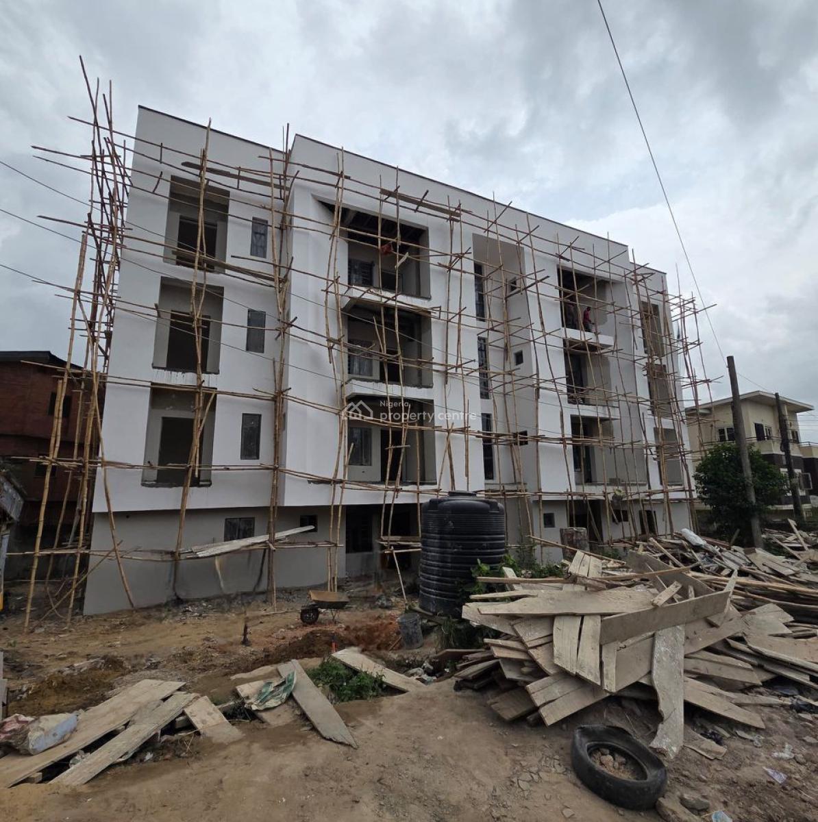 Excellently Built 3 Bedroom Apartment with Bq, Close to Mota Shopping Mall, Gbagada, Lagos, Block of Flats for Sale