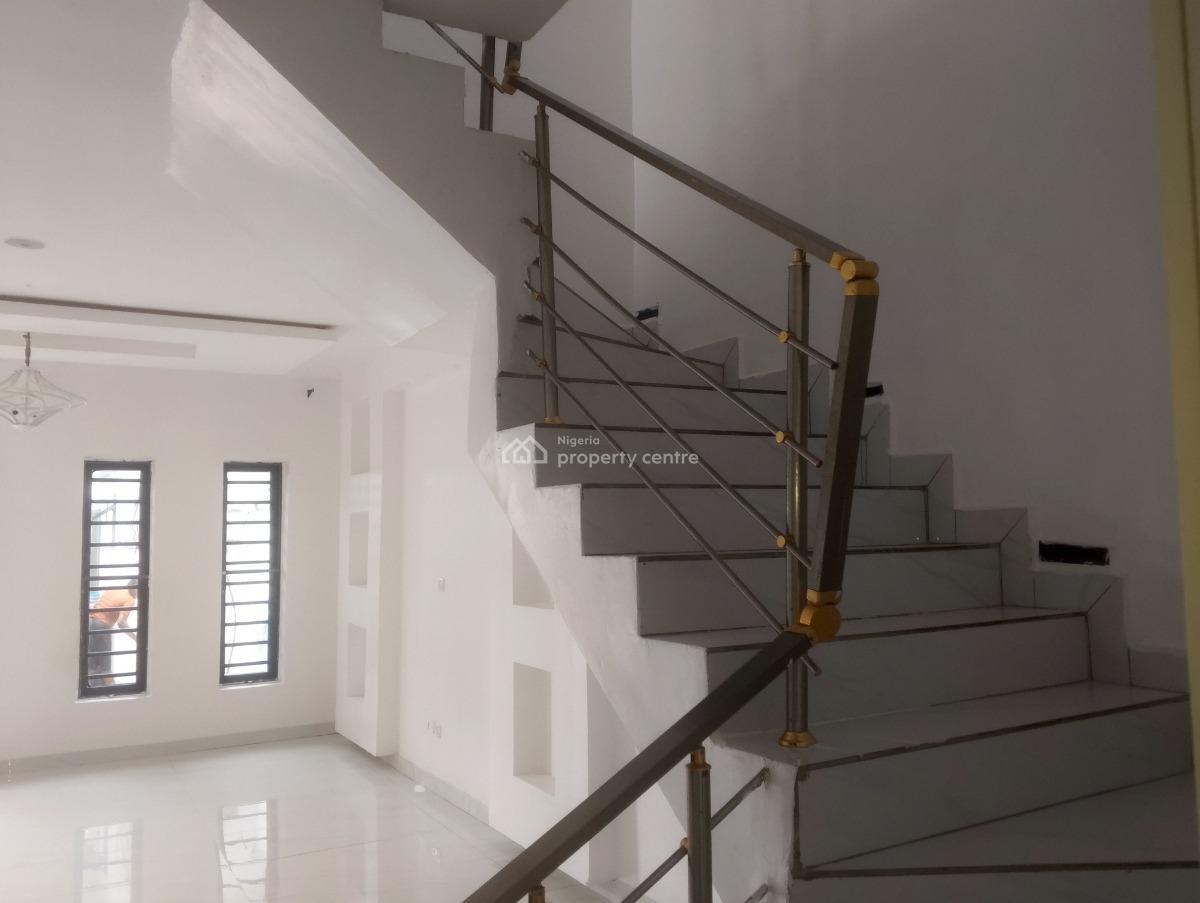 4 Bedroom Semi Detached House with a Room Bq Within a Gated Area, Off Kunsenla Road, Ikate Elegushi, Lekki, Lagos, Semi-detached Duplex for Rent