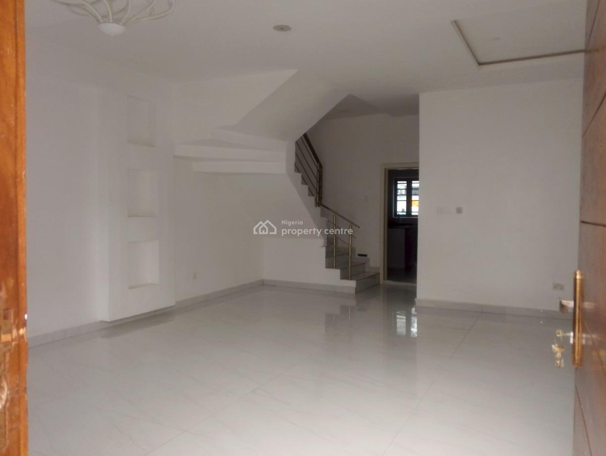 4 Bedroom Semi Detached House with a Room Bq Within a Gated Area, Off Kunsenla Road, Ikate Elegushi, Lekki, Lagos, Semi-detached Duplex for Rent