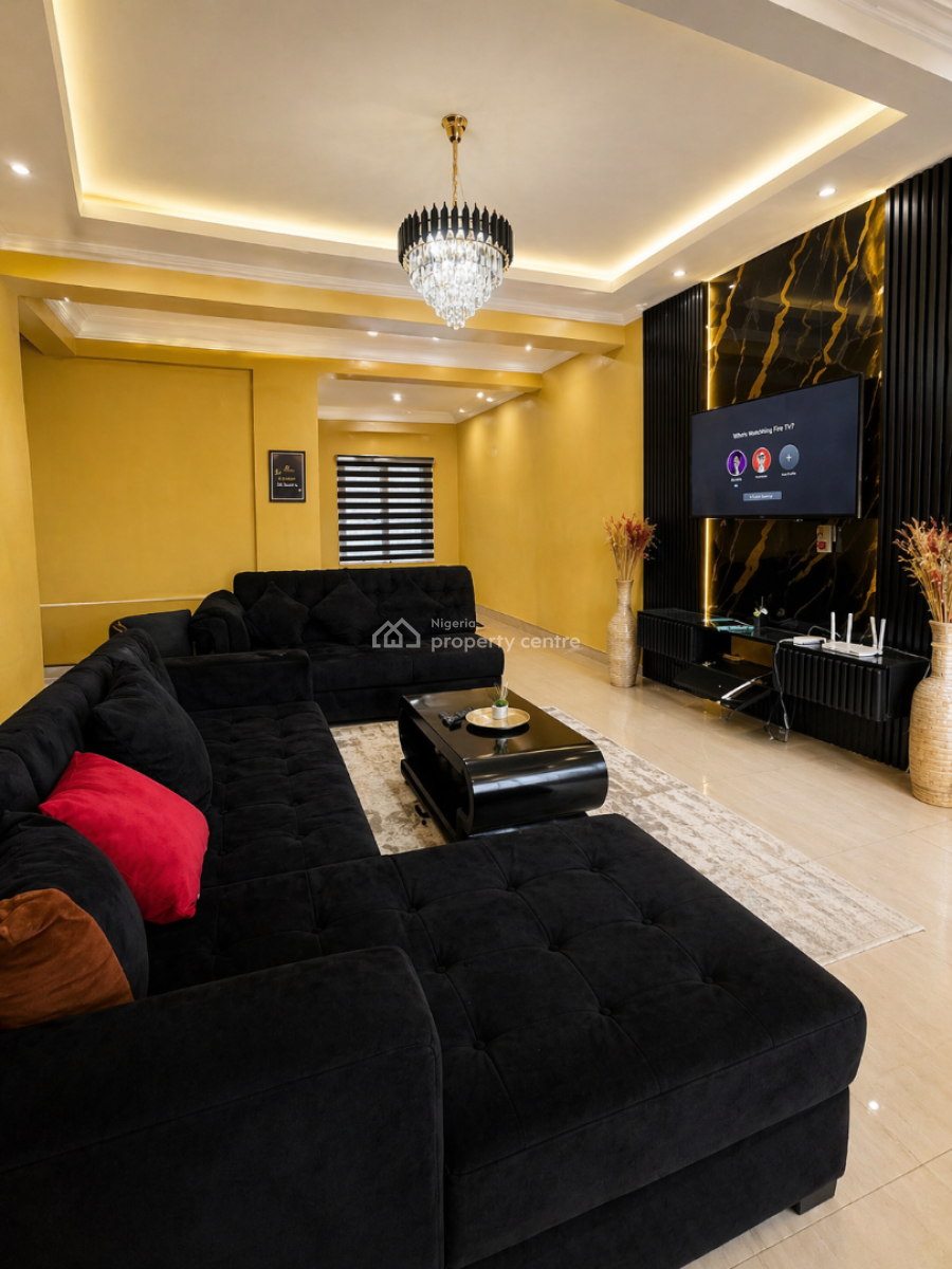 Massive Bedroom Shared Apartment with 24 Hours Power and Free Internet, Balogun Estate Opposite Fara Park, Sangotedo, Ajah, Lagos, Flat / Apartment for Rent