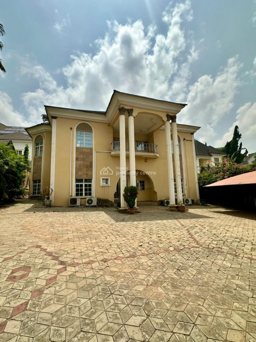Massive 7 Bedroom Detached Duplex,2bedrm Bq,pool,bush Bar, Serene Neighborhood, Maitama District, Abuja, Detached Duplex for Rent