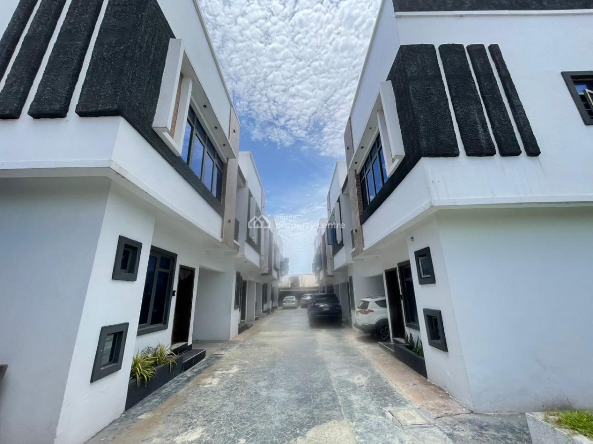 Newly Built 2 Bedrooms Terrace House with Bq, Abijo, Lekki, Lagos, Terraced Duplex for Sale