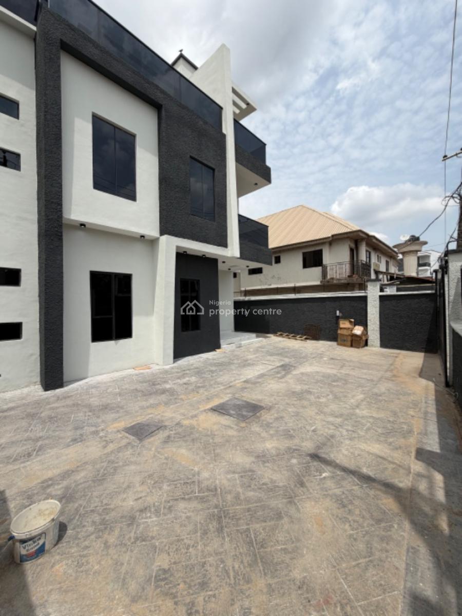 Newly 5-bedrooms Fully Detached Duplex with Bq and Security House, Omole Phase 1, Ikeja, Lagos, Detached Duplex for Sale