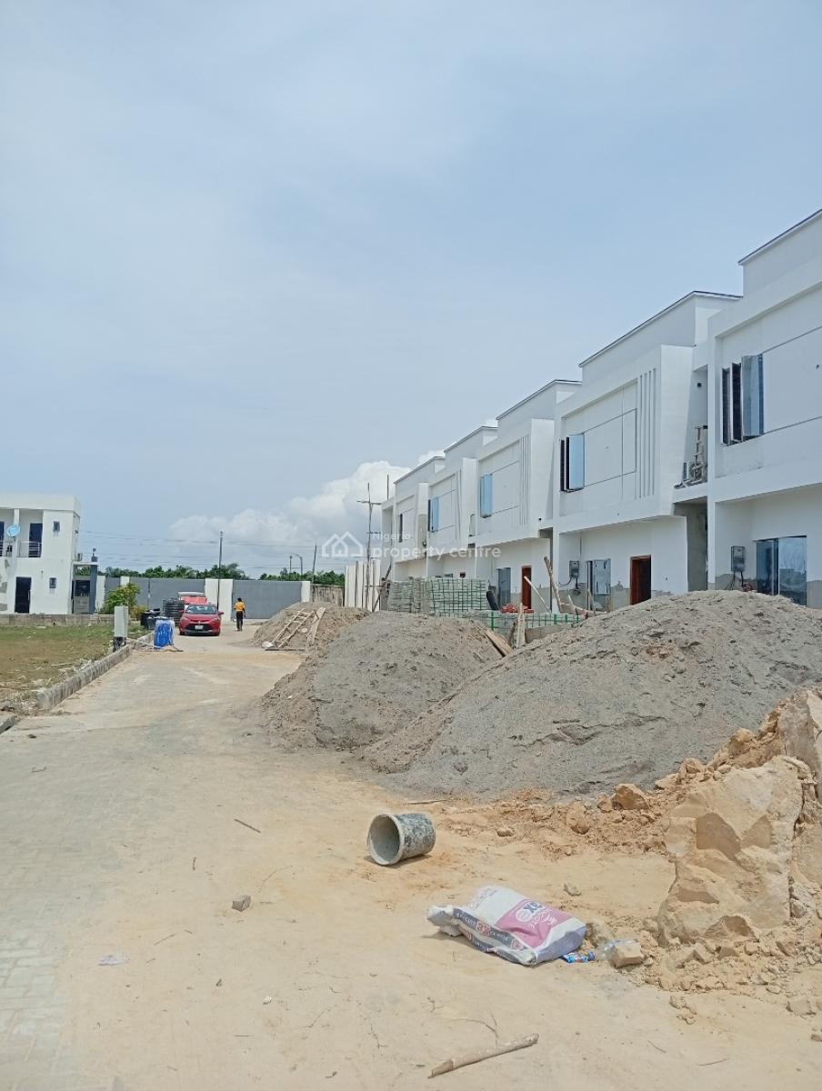Brand New 3 Bedroom Terraced Duplex with a Mini Flat, in an Estate Along Ogombo Road, Not Far From Abraham Adesanya Roundabo, Lekki, Lagos, Terraced Duplex for Sale