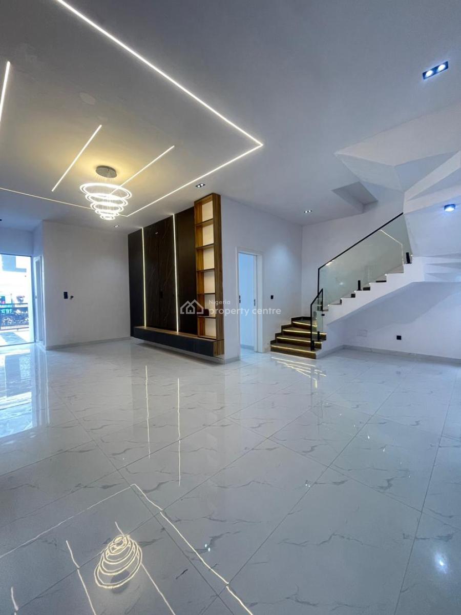 5 Bed Fully Detached Duplex with a Spacious Living Room, Pool, Bq, Ikota, Lekki, Lagos, Detached Duplex for Sale