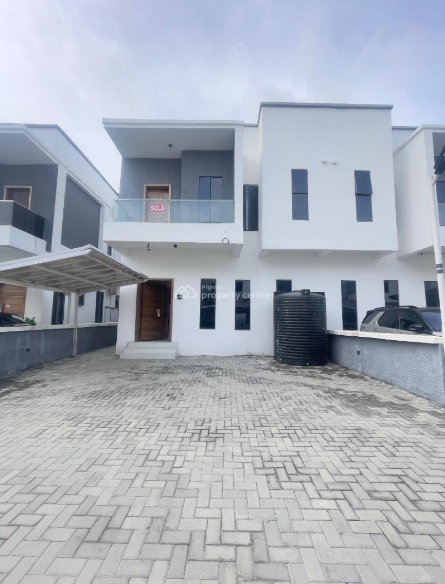 4 Bedroom Fully Serviced Semi Detached Duplex with a Spacious Rooms, Bq, Vgc, Ikota, Lekki, Lagos, Semi-detached Duplex for Sale