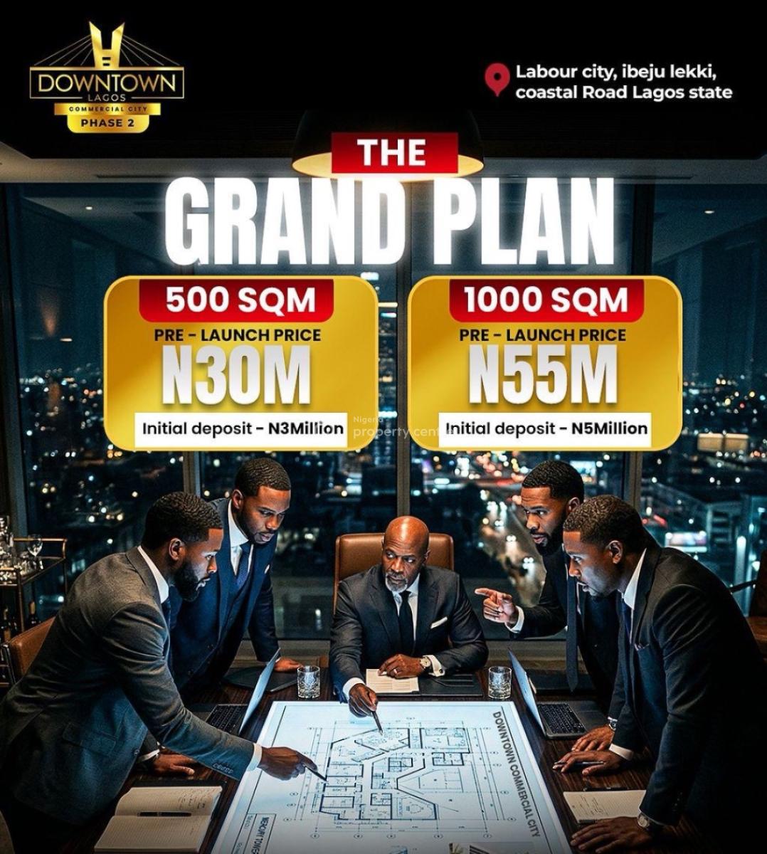 a Fast Growing Commercial Hub Along Coastal Road with Government Alloc, Downtown, Lagos Calabar Coastal Road, Ibeju Lekki, Lagos, Plaza / Complex / Mall for Sale