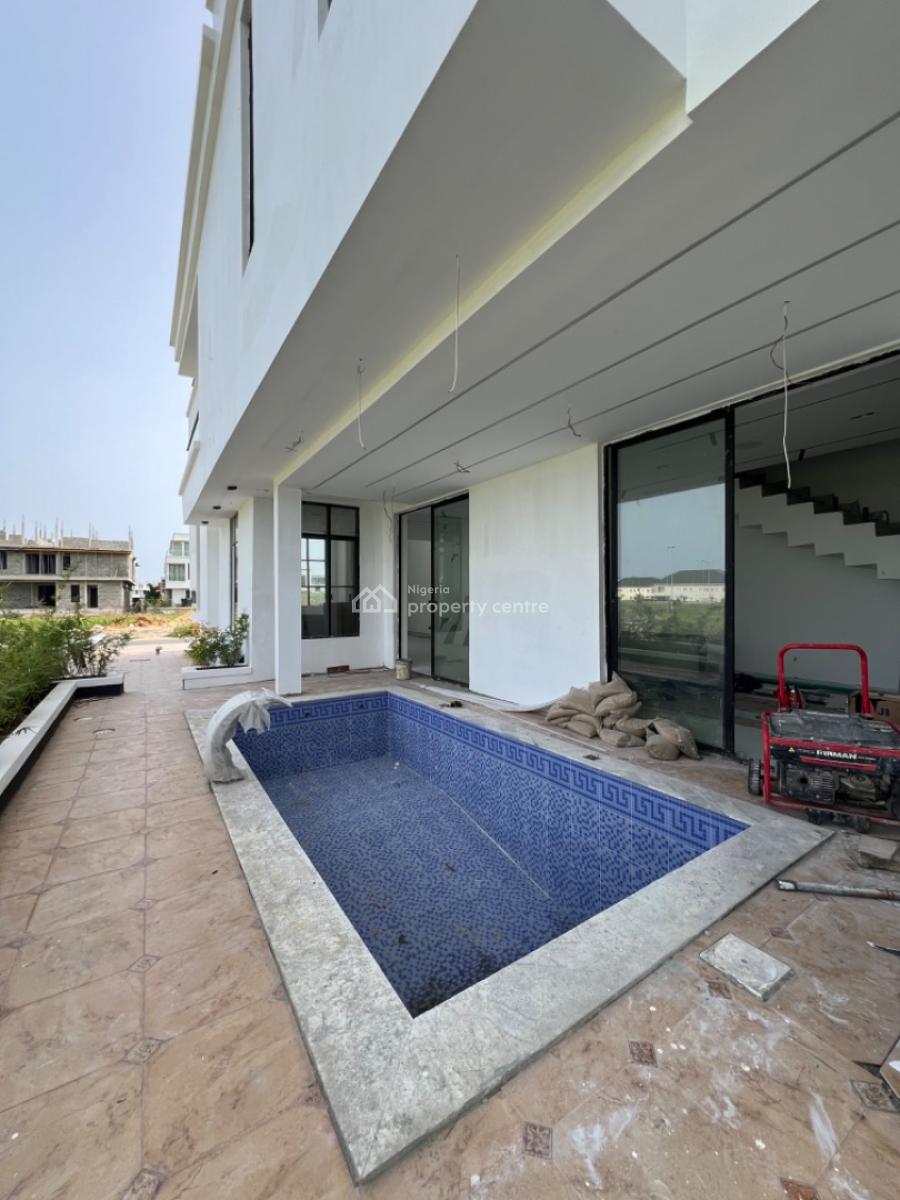 Contemporary 5 Bedroom Semi Detached Duplex with Pool, Ikate, Lekki, Lagos, Semi-detached Duplex for Sale
