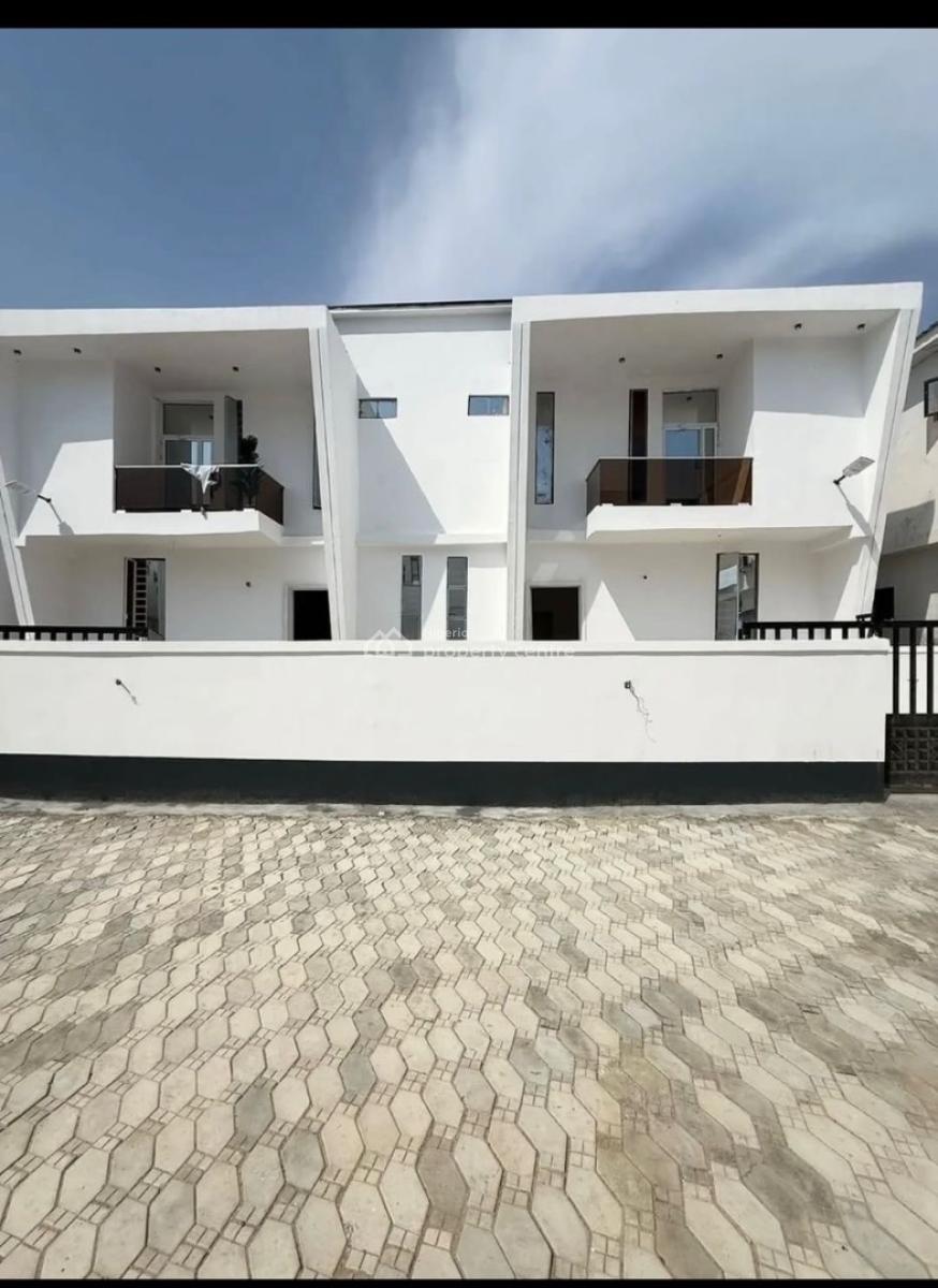 Well Built 4 Bedroom Semidetached Duplex with a Bq, Ikota Lekki Behind Mega Chicken, Ikota, Lekki, Lagos, Semi-detached Duplex for Sale