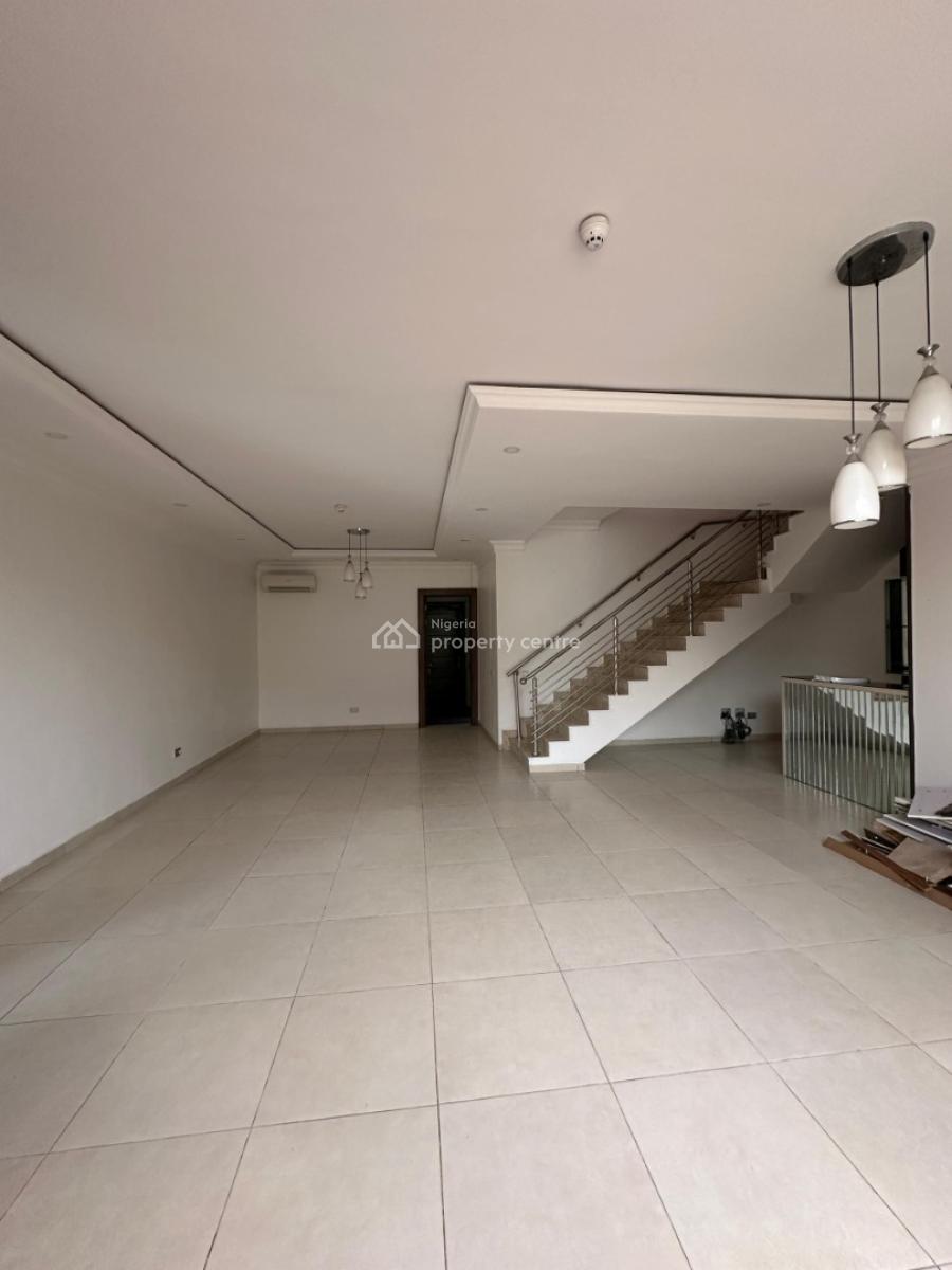 Well Finished Serviced 4 Bedroom Terrace with a Room Bq, Banana Island, Ikoyi, Lagos, Terraced Duplex for Rent
