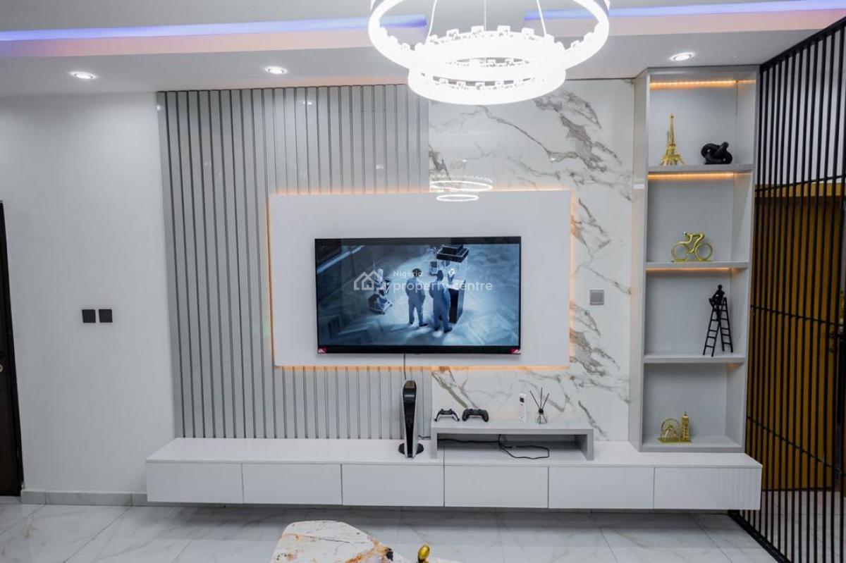 Furnished 3 Bedrooms with Estate Pool, Cyberville Horizon Estate, Ikate, Lekki, Lagos, Flat / Apartment for Rent