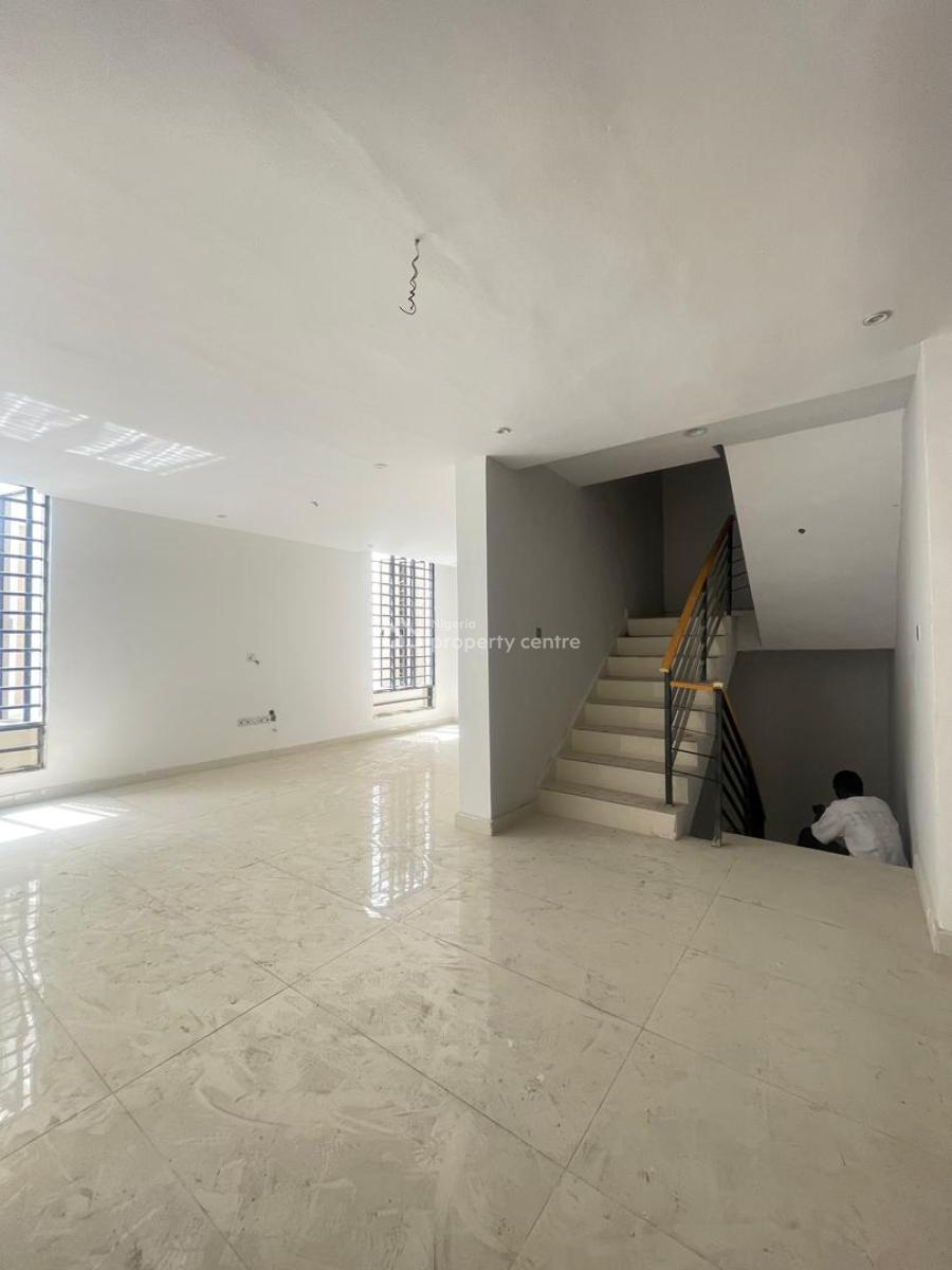 4 Bedroom Terrace Duplex Built on Two Floors with Wet & Dry Kitchen and Bq, Ikate, Lekki, Lagos, Terraced Duplex for Sale