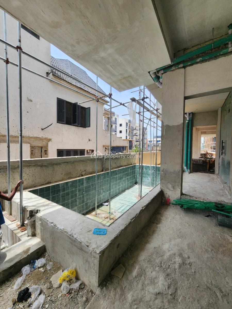 Lovely 3 Bedroom Apartment with Bq, Pool, Elevator, Ikate, Lekki, Lagos, Flat / Apartment for Sale