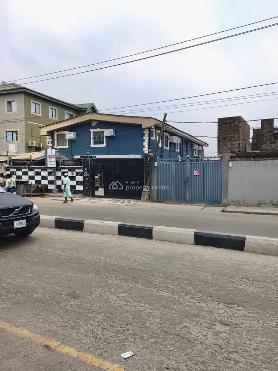 Well Maintained Block of Flats for Commercial Use in Strategic Locatio, Surulere Street Along Oniwaya Road, Dopemu, Agege, Lagos, Block of Flats for Sale